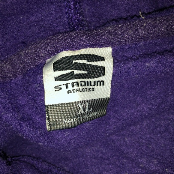 Stadium Athletics Purple Washington Hoodie - Picture 5 of 5